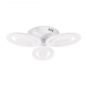 Plafoniera Petal LED 48W 3CCT cu telecomanda, alb, Erste
