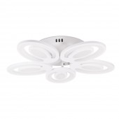 Plafoniera Petal LED 80W 3CCT cu telecomanda, alb, Erste