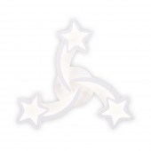 Plafoniera Star LED 52W 3CCT cu telecomanda, alb, Erste