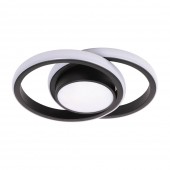 Plafoniera Vista LED 38W IP20, negru, Erste