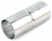 Plug-in sleeve, Ø 32 mm, centred beaded, aluminium