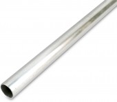 Plug-in tube, Ø 20 mm, rigid, aluminium, 3 m
