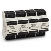 POWERTEC P 25kA + RC, 3+1 TT - 350V, T1/2, pluggable