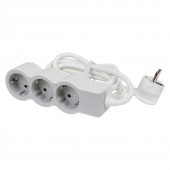 Prelungitor 3 prize Schuko 3x1,5mm² 1,5m alb-gri – LEGRAND | 694549