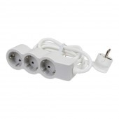 Prelungitor 3 prize Schuko 3x1,5mm² 3m alb-gri – LEGRAND | 694559