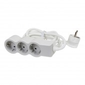 Prelungitor 3 prize Schuko 3x1,5mm² 5m alb-gri – LEGRAND | 694567