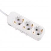 Prelungitor 3 prize Schuko 3x1,5mm² 5m alb Myra – EL-BI