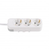 Prelungitor 3 prize Schuko 3x1,5mm² 5m alb Myra – EL-BI