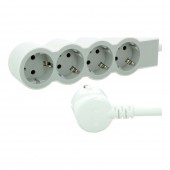 Prelungitor 4 prize Schuko 3x1,5mm² 1,5m alb-gri – LEGRAND | 694552