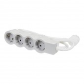 Prelungitor 4 prize Schuko 3x1,5mm² 3m alb-gri – LEGRAND | 694561