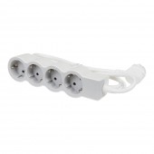 Prelungitor 4 prize Schuko 3x1,5mm² 5m alb-gri – LEGRAND | 694569