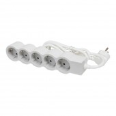 Prelungitor 5 prize Schuko 3x1,5mm² 3m alb-gri – LEGRAND | 694563