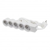 Prelungitor 5 prize Schuko 3x1,5mm² 5m alb-gri – LEGRAND | 694571