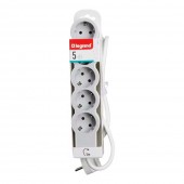 Prelungitor 5 prize Schuko 3x1,5mm² 5m alb-gri – LEGRAND | 694571