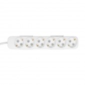Prelungitor 6 prize Schuko 3x1,5mm² 3m alb Myra – EL-BI