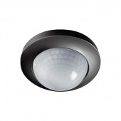 Presence detec for ceiling mounting, 360°, Ø24m, IP20, black