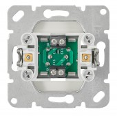 Priza audio Cinch, cleme cu surub, alb