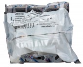 Priza audio Cinch, cleme cu surub, argintiu