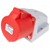 Priza CEE fixa, montaj mural, 5 poli, 32A 400V IP44