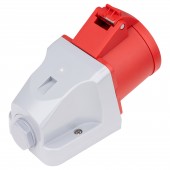 Priza CEE fixa, montaj mural, 5 poli, 32A 400V IP44