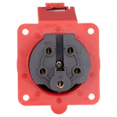 Priza CEE fixa, montaj mural, 5 poli, 32A 400V IP44