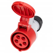 Priza CEE mobila,, 5 poli, 16A 400V IP44