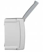 Priza cu PE si capac, 16A, PT, cleme elastice, IP54