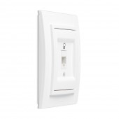 Priza date 1xRJ45 Cat6e alb mat Zena - ELBI