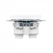 Priza date 2xRJ45 Cat6e alb Vesna - LEZARD