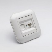 Priza date RJ45 Cat6 alb Loft - OVIVO | 404-010301-229