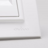 Priza date RJ45 Cat6 alb Mina - OVIVO | 401-010300-229