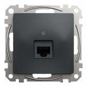 Priza date RJ45 Cat6 antracit Noua Sedna - SCHNEIDER