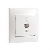 Priza date UTP 1xRJ45 Cat6e alb Luca – LEZARD