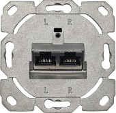 Priza de date C6 10 GB clasa Ea, ecranat, 2xRJ45