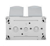 Priza dubla cu pin PE, montaj oriz., conex el. IP54