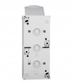 Priza dubla cu pin PE, montaj vert., conex el. IP54