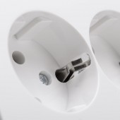 Priza dubla Schuko 16A alb Nivo - OVIVO | 402-010000-907