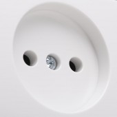 Priza fara contact de protectie 16A alb Mina - OVIVO | 401-010300-215