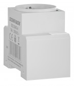 Priza modulara SCHUKO, 2P+N, 16A cu LED