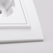 Priza Schuko 16A alb Mina - OVIVO | 401-010300-217