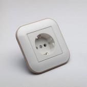 Priza Schuko 16A alb/Kraft Loft - OVIVO