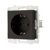 Priza Schuko 16A negru Vesna - LEZARD