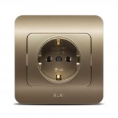 Priza Schuko 16A titan Jazz - ELBI
