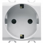Priza Schuko 2M 16A alb Chorus – GEWISS | GW10241