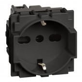 Priza Schuko 2M 16A negru Living Now – LEGRAND | KG4140A16