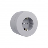 Priza Schuko aplicata 16A IP54 gri Xone - OVIVO | 406-240000-217
