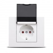 Priza Schuko cu capac 16A alb Grano - OVIVO | 400-010300-243