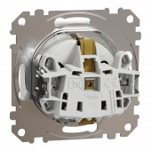 Priza Schuko cu capac 16A alb Noua Sedna - SCHNEIDER