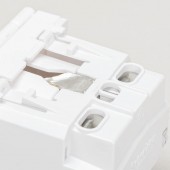 Priza Schuko cu capac 2M 16A alb Unica – SCHNEIDER | NU303718TA