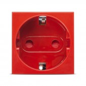 Priza Schuko protectie copii 2M 16A rosu Moda Voice – ELBI